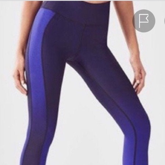 Fabletics High waisted legging -blue ombré - Picture 2 of 4
